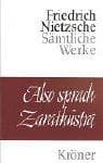 Bìa sách Also sprach Zarathustra