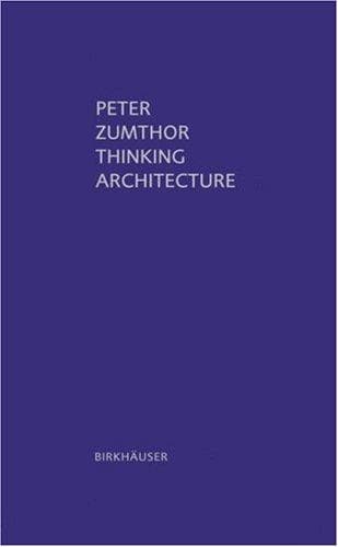 Bìa sách Thinking architecture