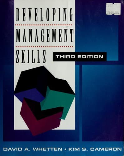 Bìa sách Developing mangement skills