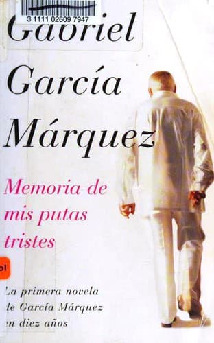 Bìa sách Memoria de mis putas tristes