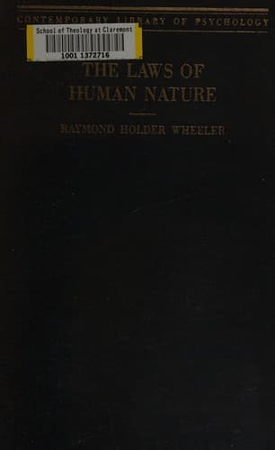 Bìa sách The laws of human nature