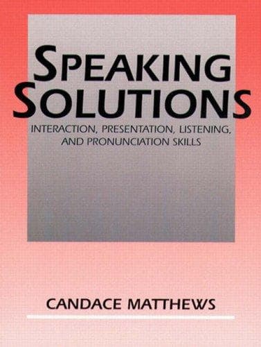 Bìa sách Speaking solutions