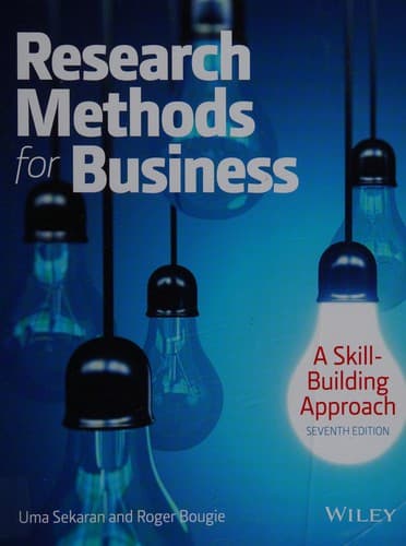 Bìa sách Research methods for business