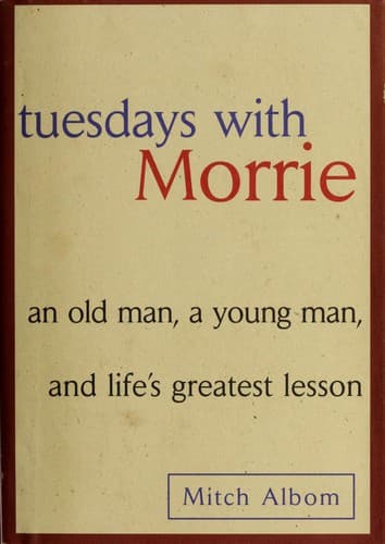 Bìa sách Tuesdays with Morrie