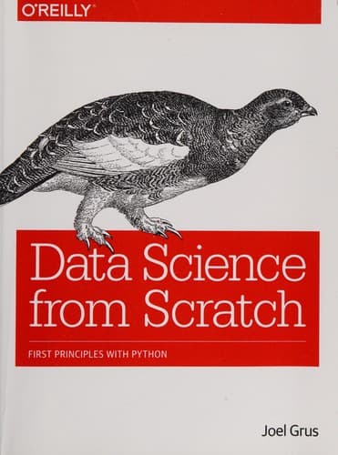 Bìa sách Data science from scratch