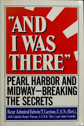 Bìa sách "And I was there"