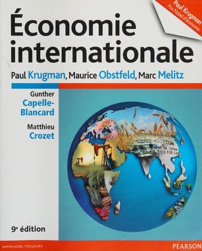 Bìa sách Économie internationale