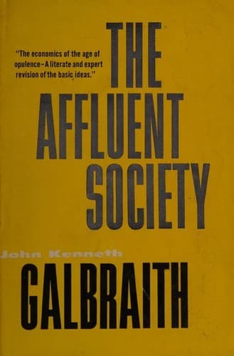 Bìa sách The affluent society
