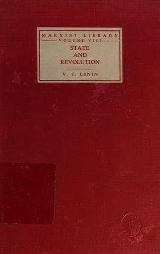 Bìa sách State and Revolution