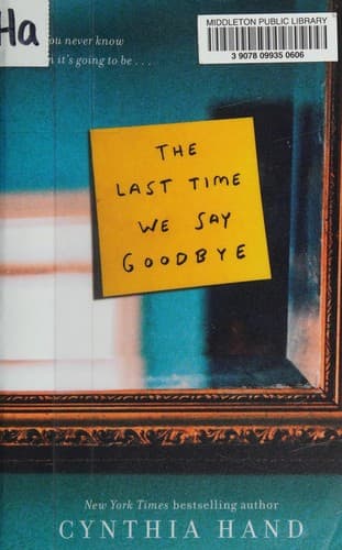 Bìa sách The last time we say goodbye