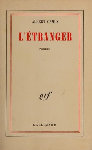 Bìa sách L’étranger