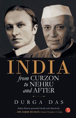 Bìa sách India From Curzon to Nehru and After