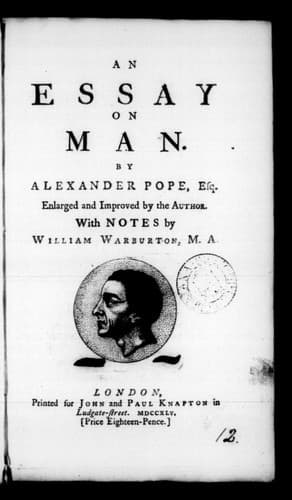 Bìa sách An essay on man