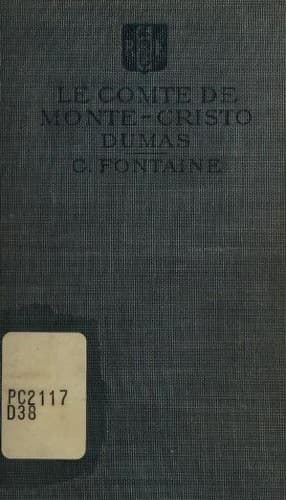 Bìa sách Le Comte de Monte-Cristo