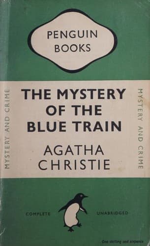 Bìa sách The Mystery of the Blue Train