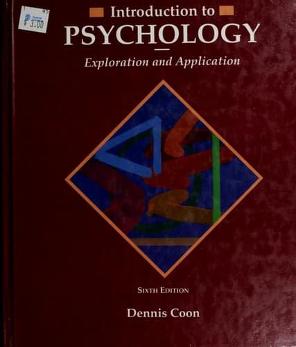 Bìa sách Introduction to psychology