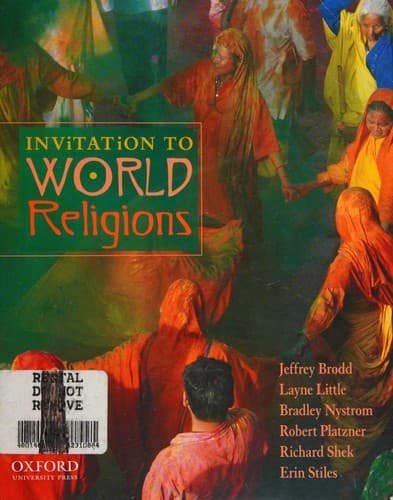 Bìa sách Invitation to world religions