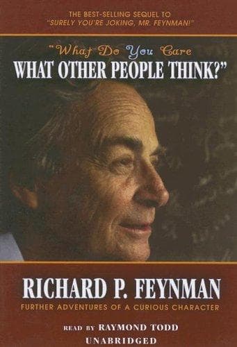 Bìa sách What Do You Care What Other People Think?