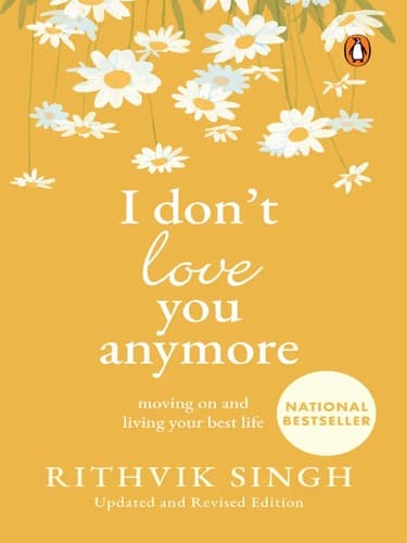 Bìa sách I Don't Love You Anymore
