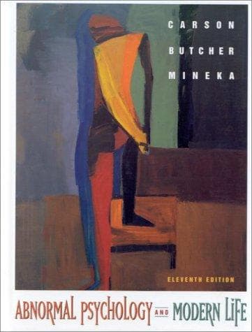 Bìa sách Abnormal psychology and modern life