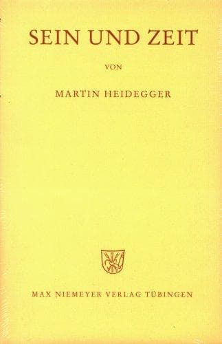 Bìa sách Sein und Zeit