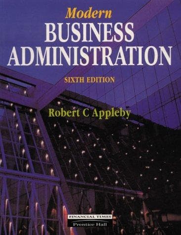 Bìa sách Modern business administration