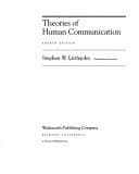 Bìa sách Theories of human communication