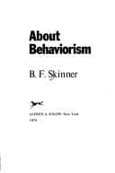 Bìa sách About behaviourism