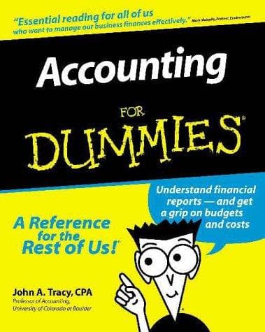 Bìa sách Accounting for dummies