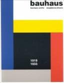 Bìa sách Bauhaus, 1919-1933