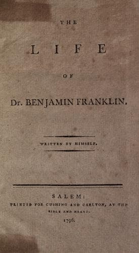 Bìa sách The Autobiography of Benjamin Franklin