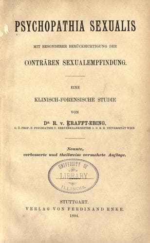 Bìa sách Psychopathia sexualis