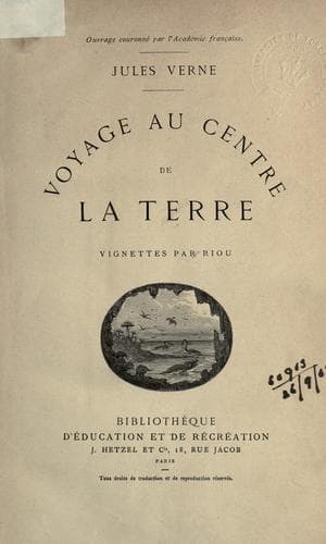Bìa sách Voyage au Centre de la Terre