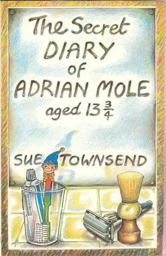 Bìa sách The Secret Diary of Adrian Mole, Aged 13 3/4