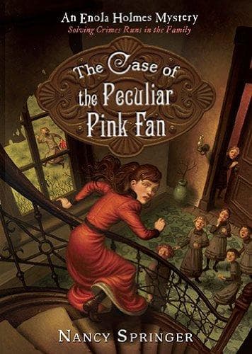 Bìa sách The Case of the Peculiar Pink Fan (Enola Holmes, #4)