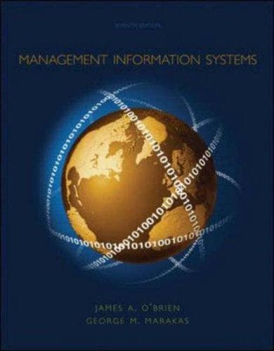 Bìa sách Management information systems
