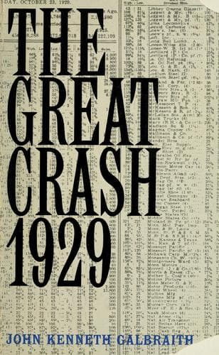 Bìa sách The great crash, 1929