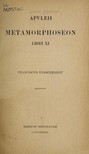 Bìa sách Metamorphoses