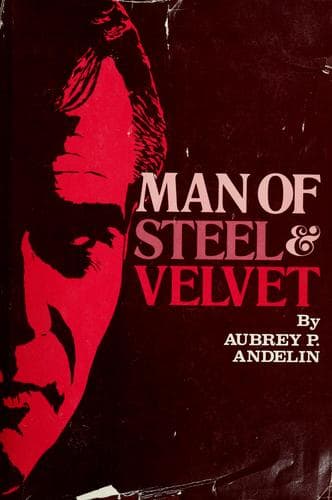 Bìa sách Man of steel and velvet