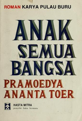 Bìa sách Anak Semua Bangsa