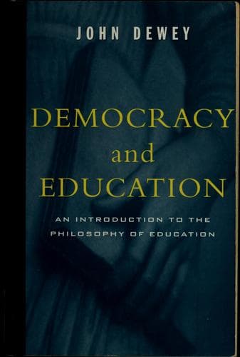 Bìa sách Democracy and Education