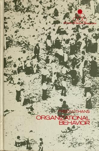 Bìa sách Organizational behavior