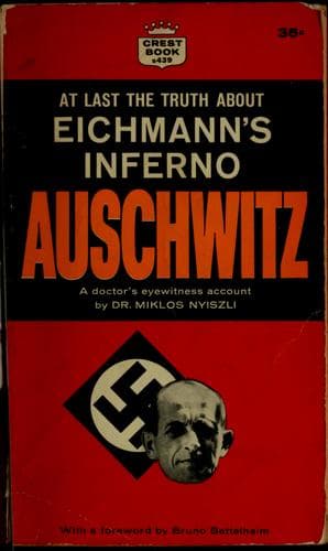Bìa sách Dr. Mengele boncolóorvosa voltam az auschwitzi krematóriumban