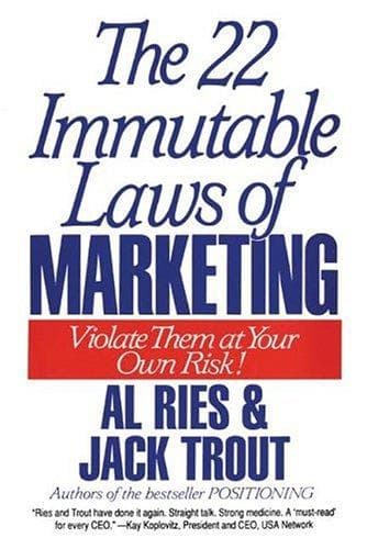 Bìa sách The 22 Immutable Laws of Marketing