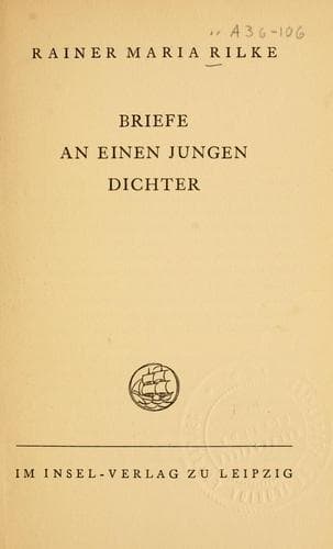 Bìa sách Letters to a young poet