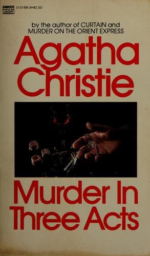 Bìa sách Murder in Three Acts