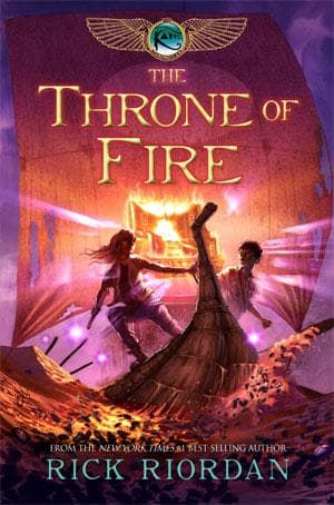 Bìa sách The Throne of Fire