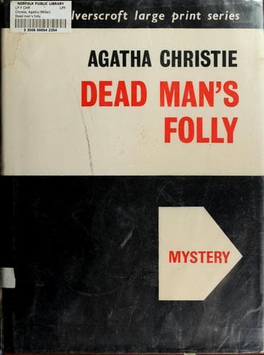 Bìa sách Dead Man's Folly