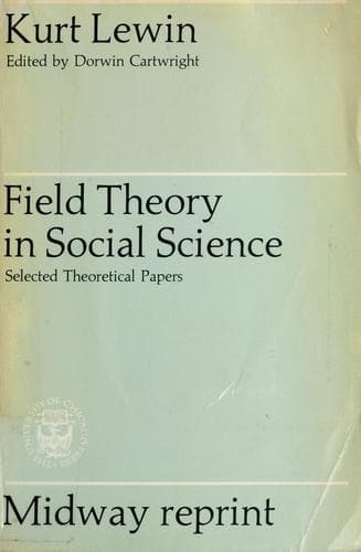 Bìa sách Field theory in social science
