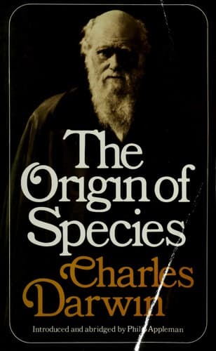 Bìa sách On the origin of species by means of natural selection
